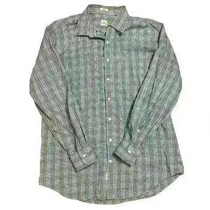 Peter Millar Men's Long Sleeve Button Down Shirt Size Large Business Casual